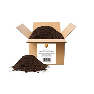 old potters organic peat moss – 100% sphagnum peat moss for potted plants & seed starting – improves soil quality, organic gardening for indoor and outdoor use (20 quart)