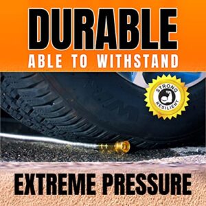 Tardigrade Steel Hose - Garden Hose 50 FT - Made of Metal - Heavy Duty Stainless Steel - Outdoor Water Hoses, Flexible, Lightweight, Brass, Dog Chew Crush Proof, No Kink, Durable Lawn Tool