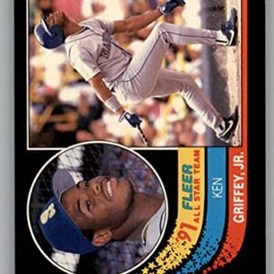 1991 Fleer All Stars #7 Ken Griffey Jr. Seattle Mariners Official MLB Baseball Trading Card in Raw (NM or Better) Condition