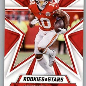 2020 Rookies and Stars #41 Tyreek Hill Kansas City Chiefs Official NFL Football Trading Card in Raw (NM Near Mint or Better) Condition