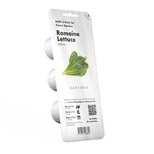 click and grow smart garden romaine lettuce plant pods, 3-pack