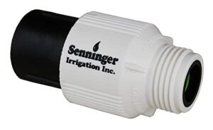 senninger pressure regulator 25 psi 3/4″ hose thread drip irrigation pressure reducer low flow valve – landscape grade high performance