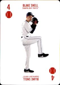 2019 topps 52-card #4-red ball blake snell baseball card