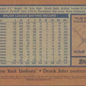 2022 Topps Archives #126 Derek Jeter 1978 Topps NM-MT New York Yankees Baseball