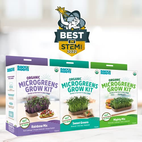 Back to the Roots DIY Microgreen Grow Kit, 6-Grow Variety Pack