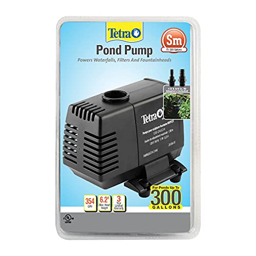 TetraPond Water Garden Pump, Powers Waterfalls/Filters/Fountain Heads