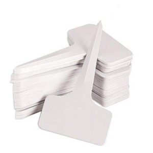 kinglake 500 pcs 6 x10cm plastic waterproof plant nursery garden labels t-type tags markers plant stakes re-usable plant tags (box of 500)