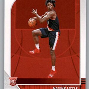 2019-20 NBA Hoops Basketball #220 Nassir Little Portland Trail Blazers RC Rookie Card Official Panini Trading Card