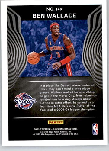 BEN WALLACE 2021-22 Panini Illusions #149 NM+-MT+ NBA Basketball Pistons