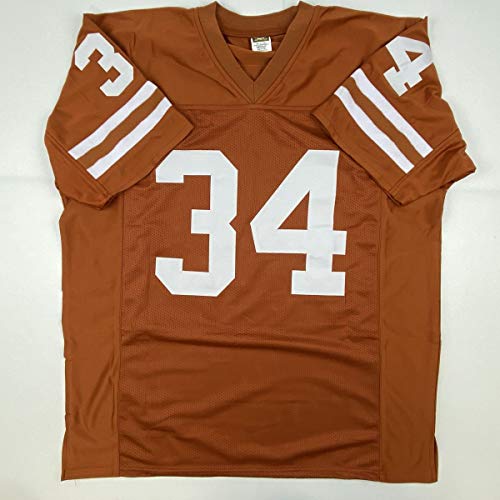 Autographed/Signed Ricky Williams Texas Orange College Football Jersey Beckett BAS COA