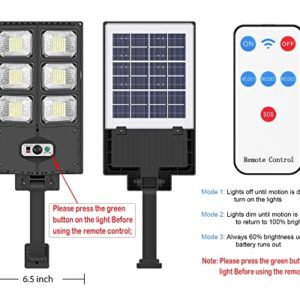 150W Solar Lights Outdoor, 3 Modes Led Solar Wall Light Motion Sensor with Remote Control, 8000LM IP65 Waterproof Solar Flood Lights Lamp for Yard, Garden, Path, Parking lot