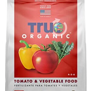 TRUE Organic - Tomato & Vegetable Plant Food 4lbs - CDFA, OMRI, for Organic Gardening