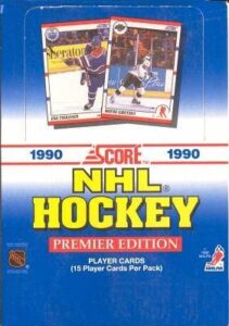 1990 score hockey complete set (1-440)