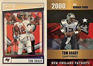 new 2022 panini score authentic tom brady football card – tampa bay buccaneers (plus novelty brady card in picture)