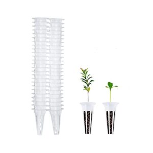 yeshine 50pcs grow baskets plant pod replacement for hydroponic growing system seed pods baskets for indoor herb garden