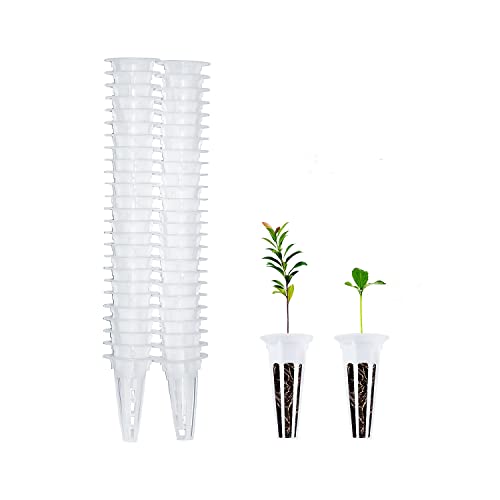 yeshine 50PCS Grow Baskets Plant Pod Replacement for Hydroponic Growing System Seed Pods Baskets for Indoor Herb Garden