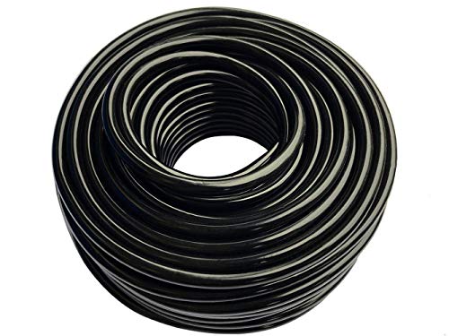 ZILIM 100ft 1/4inch(7 x 4mm) Blank Distribution Tubing Drip Irrigation Hose Garden Watering Tube Line(100’)