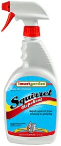 i must garden squirrel repellent: protects vehicles, plants, decking, & furniture – works on chipmunks – 32oz ready to use