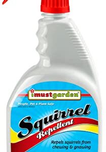 I Must Garden Squirrel Repellent: Protects Vehicles, Plants, Decking, & Furniture – Works on Chipmunks – 32oz Ready to Use