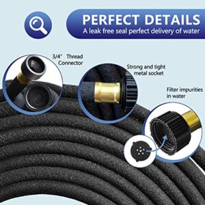 Soaker Hose 100 FT for Garden Beds, 1/2’’ Diameter Heavy Duty Soaker Hoses 100 FT for Garden Beds To Save 70% Water, 100 FT Drip Soaker Hose for Vegetable Beds (100 FEET)