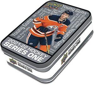2021-22 upper deck series one hockey factory sealed 9-pack tin