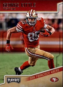 2018 panini playoff #176 george kittle nm-mt san francisco 49ers official nfl football card