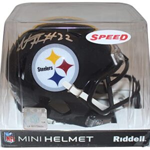 Najee Harris Autographed Pittsburgh Steelers Speed Mini Helmet FAN