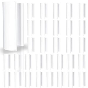 32pcs white snap clamps for 1/2 inch greenhouses pvc pipe, row covers, shelters, bird protection, 2.4 inches long, white (white-3/4inch)