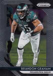 2018 panini prizm football #44 brandon graham philadelphia eagles official nfl trading card