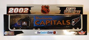 2002 nhl team collectible 1:80 scale diecast tractor trailer washington capitals