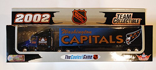 2002 NHL Team Collectible 1:80 Scale Diecast Tractor Trailer WASHINGTON CAPITALS