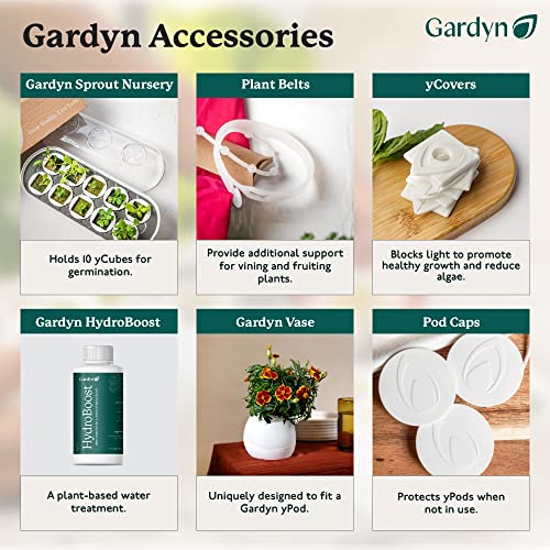 Gardyn Pod Caps – 10 Pack (for use with All Gardyn Vertical Indoor Garden Hydroponic Growing Systems)…