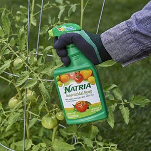 Natria 706230A Insecticidal Soap Organic Miticide, 24 oz, Ready-to-Use