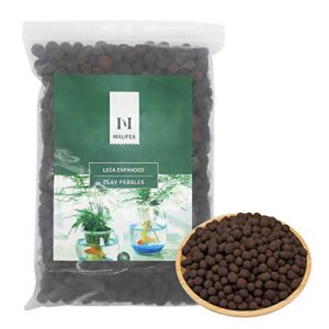 malifea 2lbs leca expanded clay pebbles hydroponics supplies for indoor garden plants