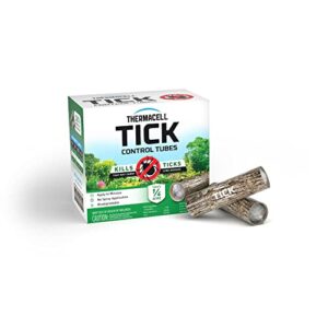 thermacell tick control tubes for yards – 6 pack; no spray, no mess; safely keep ticks away