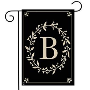 Briarwood Lane Classic Monogram Letter B Garden Flag Everyday 12.5" x 18"