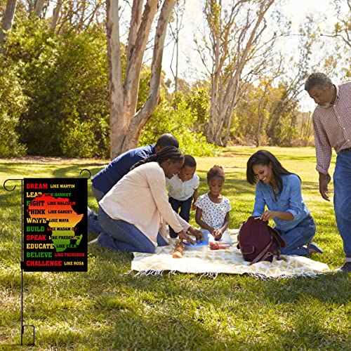 Juneteenth Garden Flag Black History Month African American Independence Day Vertical Double Sized Yard Outdoor Decoration