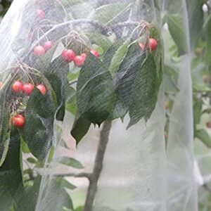 Unves 10'x20' Garden Netting, Mosquito Netting Plant Covers Insect Bird Netting Protection Netting for Vegetable Fruits, Mesh Netting Pest Barrier Protect Garden Plant from Birds Bugs