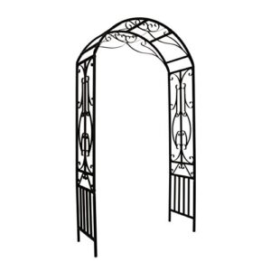 1. go steel garden arch, 7’2” high x 3’11” wide, garden arbor for various climbing plant, outdoor garden lawn backyard