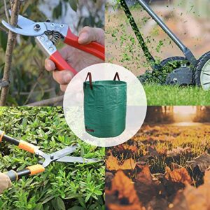 PHYEX 5-Pack 72 Gallons Garden Bag Heavy Duty Gardening Bags, Lawn Pool Garden Leaf Waste Rubbish Plants Grass Bag (5 X 72Gallons)