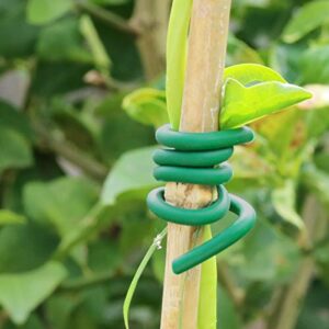 Decoroca Garden Flexible Wire Tie, Soft Twist Plant Ties 65.6' - Green Support Plant Vines for Supporting and Fixing Garden Planting Branches Vines & Stems and Organize Data Wire