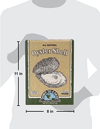 Down to Earth Organic White Oyster Shell OMRI, 5 lb