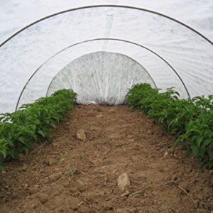 growbiggerplants Agribon AG-30 Floating Row Crop Cover/Frost Blanket/Frost Cloth/Garden Fabric Plant Cover - Ebook Included (83" X50')