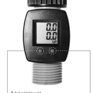 Rainwave RW-9FM LCD Digital Water Flow Meter