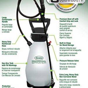 Scotts 190567 Lithium-Ion Battery Powered Pump Zero Technology Sprayer, 2-Gallon