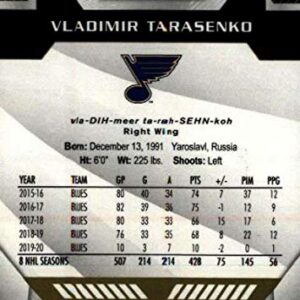 2020-21 Upper Deck MVP Gold Script #54 Vladimir Tarasenko St. Louis Blues NHL Hockey Trading Card