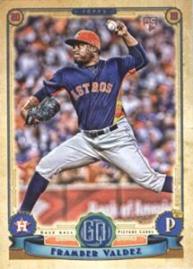 2019 mlb gypsy queen baseball #217 framber valdez rc rookie houston astros official topps trading card