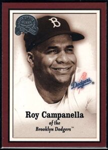 baseball mlb 2000 fleer greats of the game #5 roy campanella dodgers