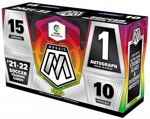 2021/22 Panini Mosaic LaLiga Soccer HOBBY box (10 pks/bx)