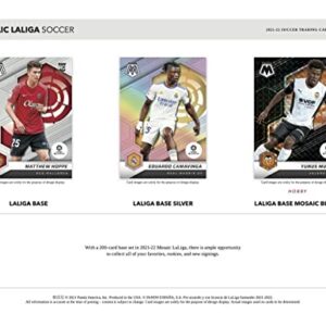 2021/22 Panini Mosaic LaLiga Soccer HOBBY box (10 pks/bx)